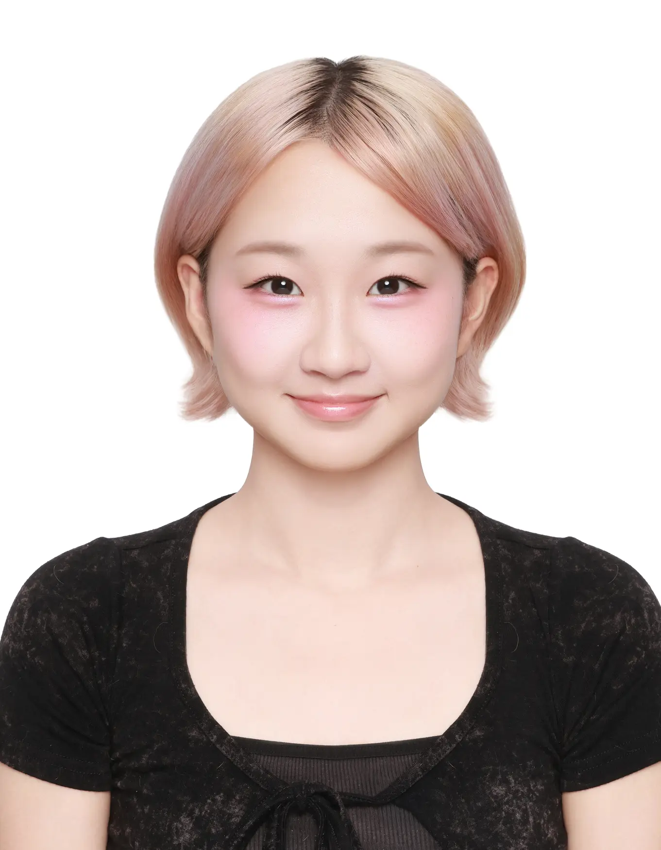 短髮韓式證件照作品